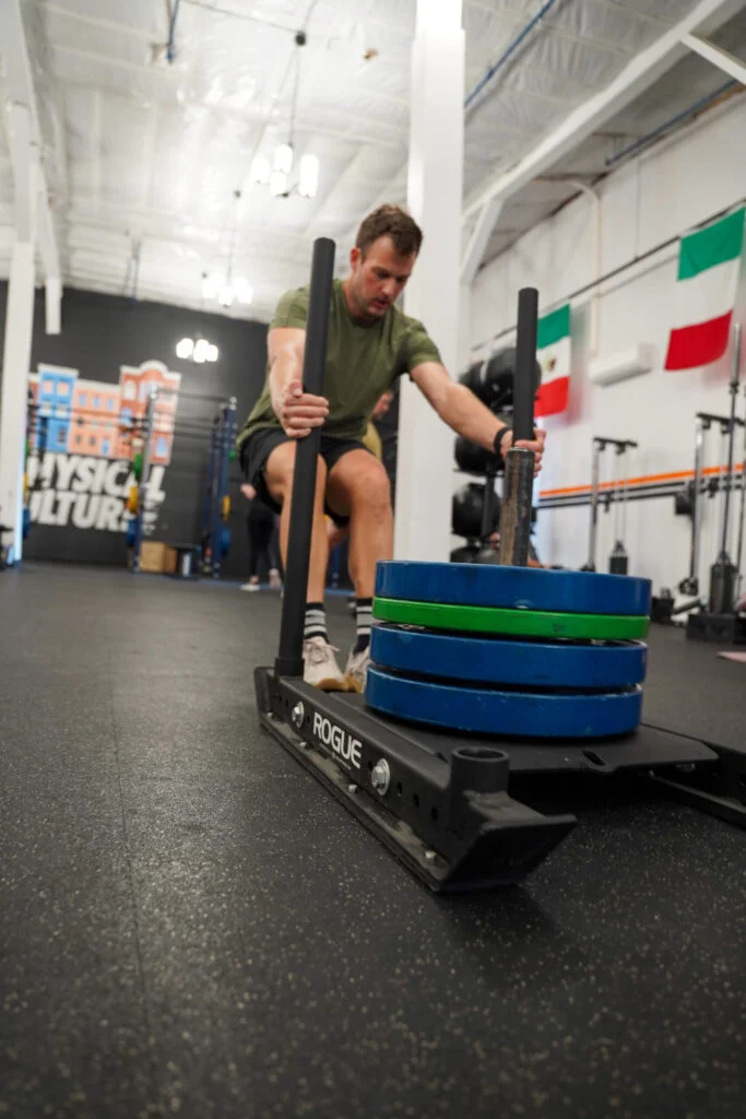 Strength and balance training in Brooklyn's gym