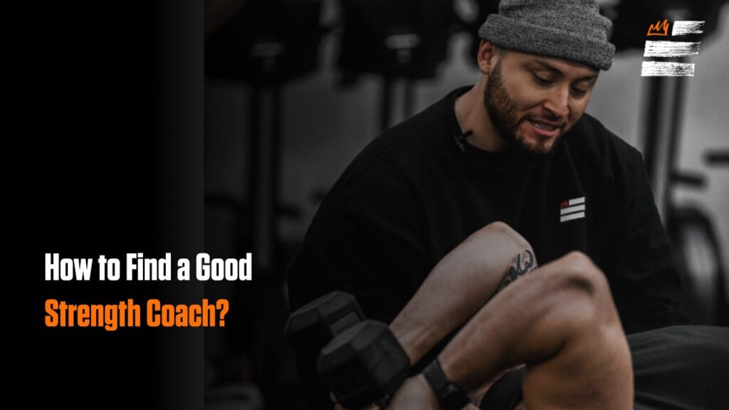 Strength coach working with a client in Brooklyn